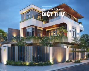 Màu sơn đẹp cho Biệt Thự - Queen Paint